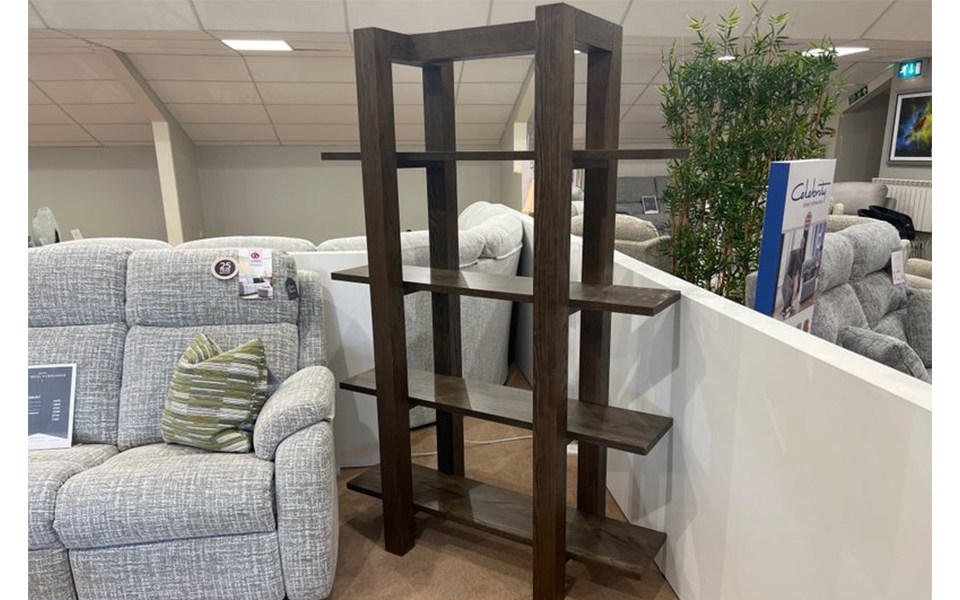 Trinity Open Bookcase
Finish Dark Wood, Vaneer
W:120cm D:43cm H:180cm
Was £675 Now £469 Trinity Open Bookcase
Finish Dark Wood, Vaneer
W:120cm D:43cm H:180cm
Was £675 Now £469